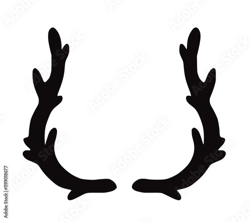 Geweih, Hirsch, Reh, Outdoor - Vektor