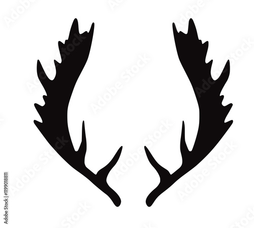 Geweih, Hirsch, Reh, Outdoor - Vektor