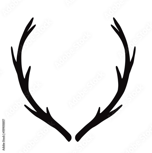 Geweih, Hirsch, Reh, Outdoor - Vektor