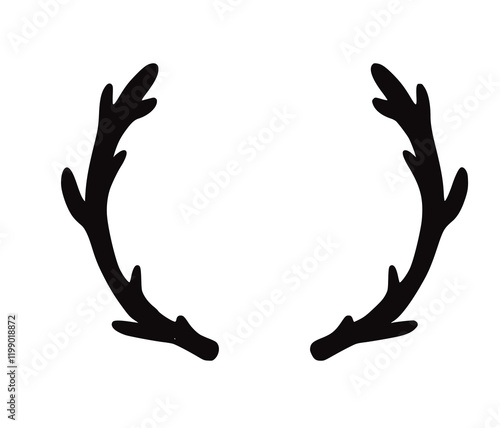 Geweih, Hirsch, Reh, Outdoor - Vektor