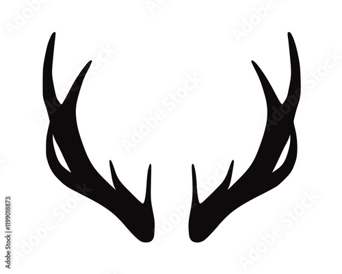 Geweih, Hirsch, Reh, Outdoor - Vektor