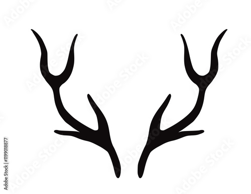 Geweih, Hirsch, Reh, Outdoor - Vektor