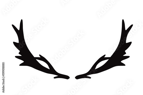 Geweih, Hirsch, Reh, Outdoor - Vektor