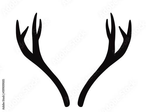 Geweih, Hirsch, Reh, Outdoor - Vektor