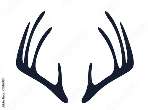 Geweih, Hirsch, Reh, Outdoor - Vektor