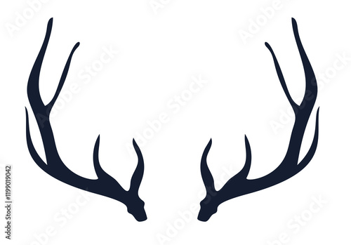 Geweih, Hirsch, Reh, Outdoor - Vektor