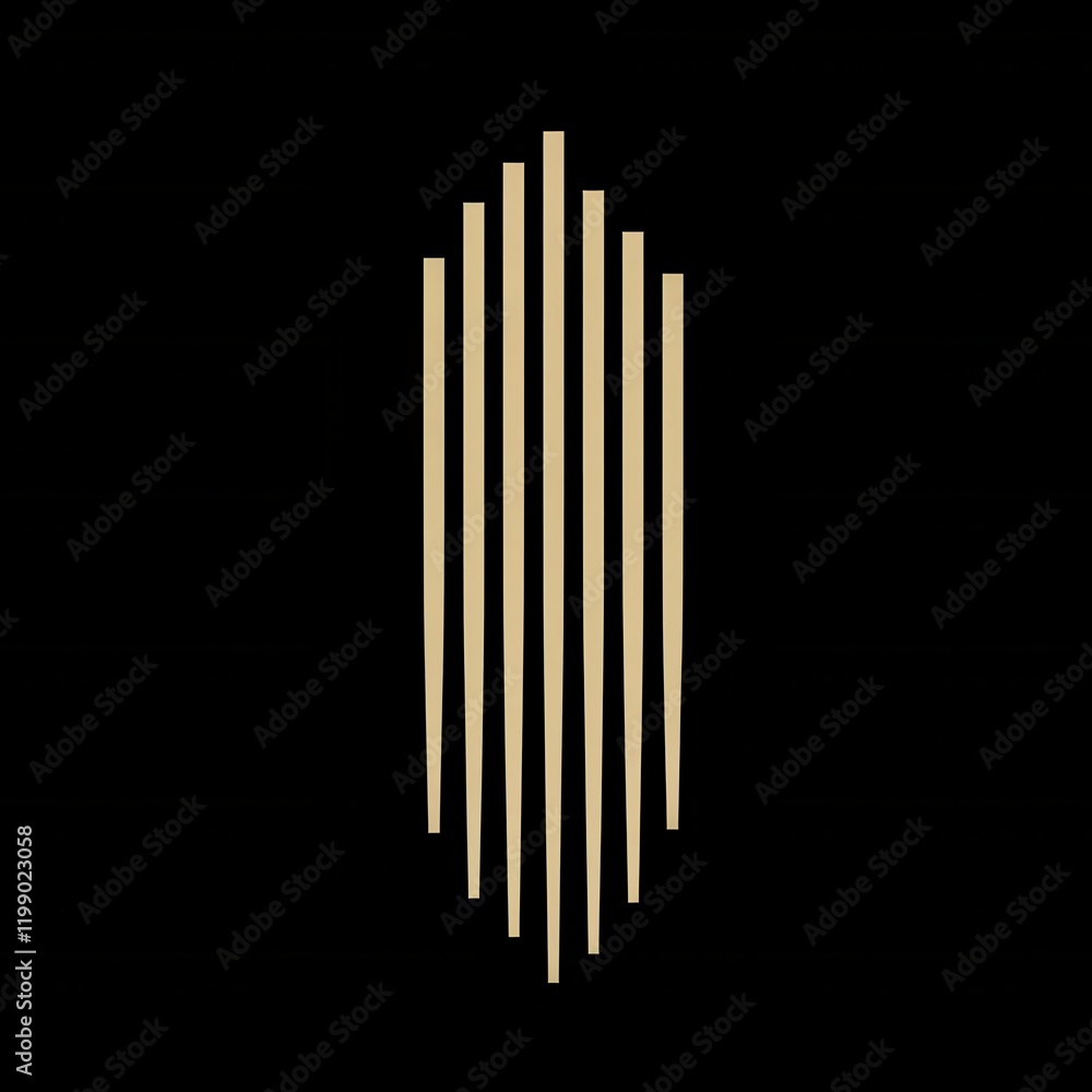 Abstract geometric lines on black background Abstract geometric lines on black background