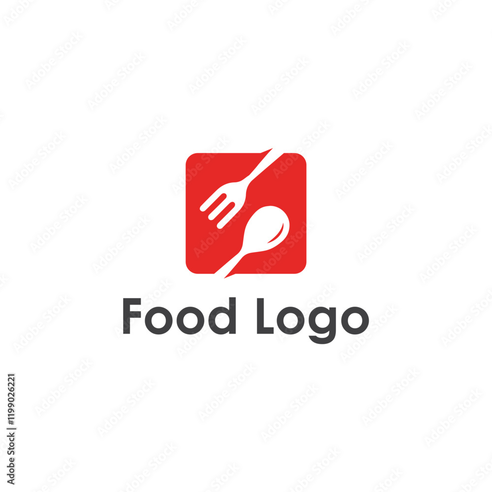 Food Logo Design Simple Icon Food Logo Design Simple Icon