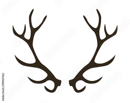 Geweih, Hirsch, Reh, Outdoor - Vektor