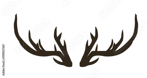 Geweih, Hirsch, Reh, Outdoor - Vektor
