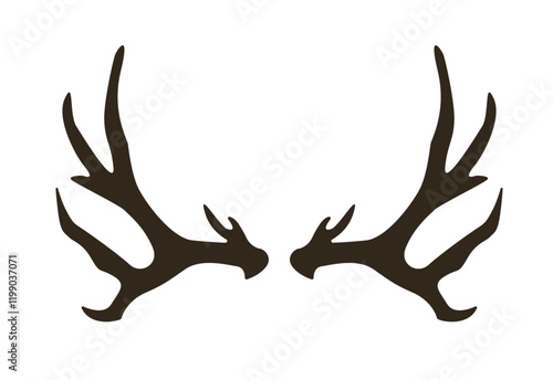 Geweih, Hirsch, Reh, Outdoor - Vektor