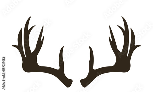 Geweih, Hirsch, Reh, Outdoor - Vektor