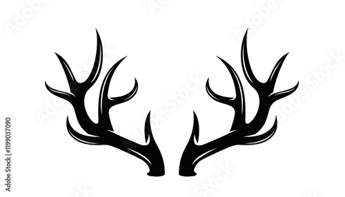 Geweih, Hirsch, Reh, Outdoor - Vektor