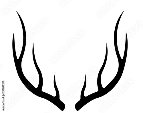 Geweih, Hirsch, Reh, Outdoor - Vektor