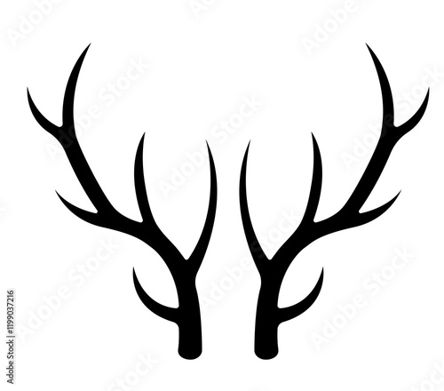 Geweih, Hirsch, Reh, Outdoor - Vektor