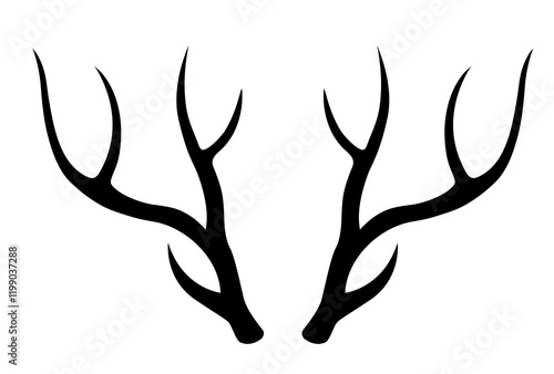Geweih, Hirsch, Reh, Outdoor - Vektor