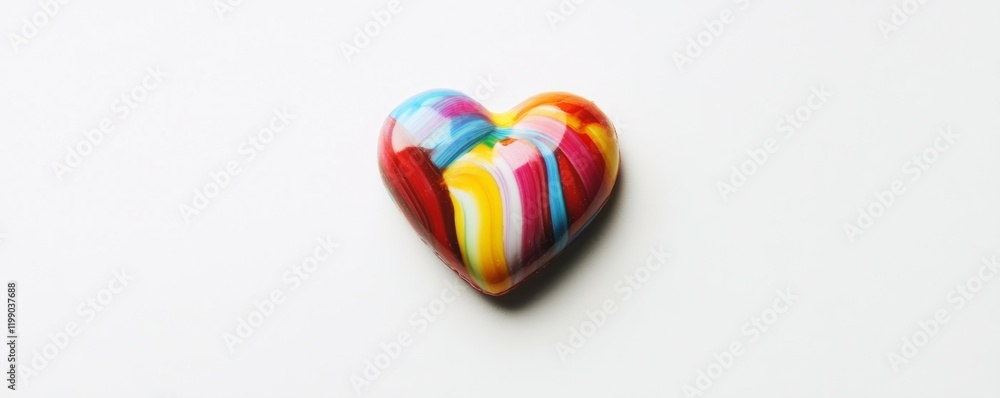 An isolated Valentine's Day candy heart on a white backdrop. An isolated Valentine's Day candy heart on a white backdrop.