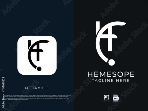 Modern letter logo design 