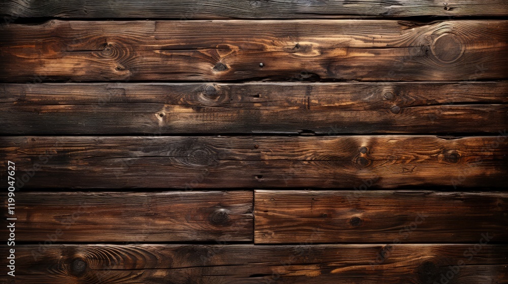 Old and Worn Wooden Planks with Dark Cracks and Texture Old and Worn Wooden Planks with Dark Cracks and Texture