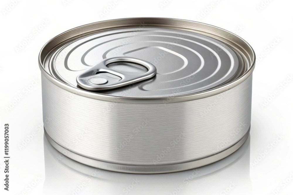 Detailed Mockup of a Small Aluminum Can Showcasing Modern Packaging Design Detailed Mockup of a Small Aluminum Can Showcasing Modern Packaging Design