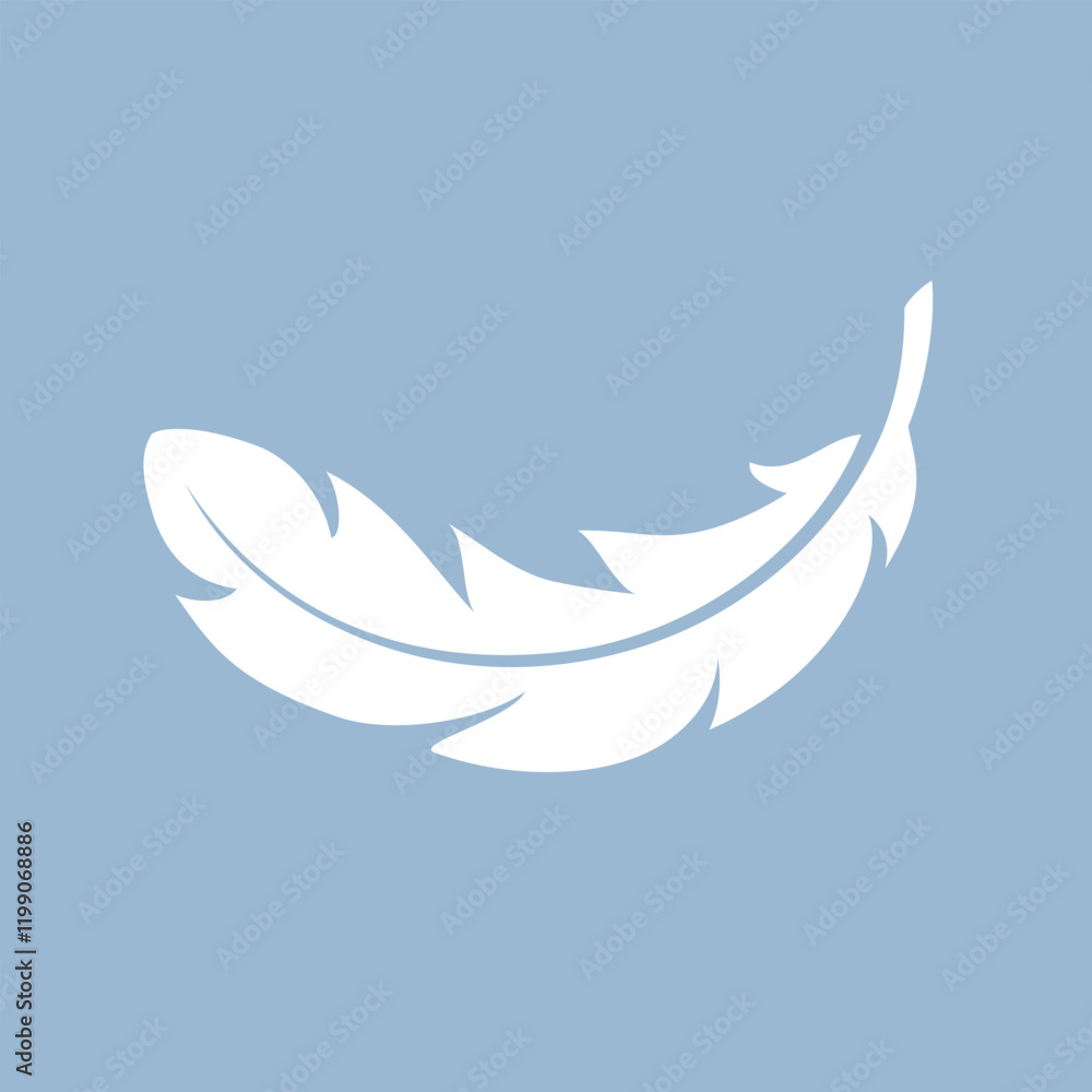 Light soft feather icon