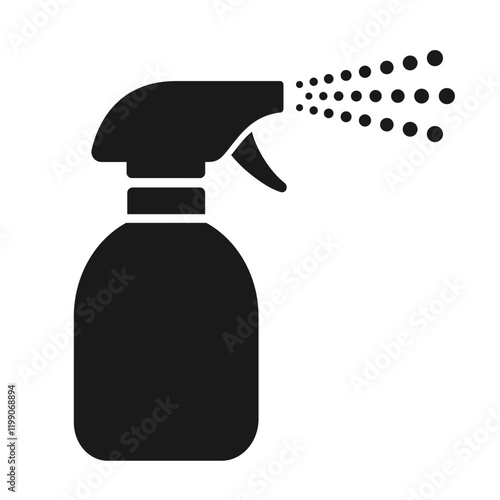 Spray bottle vector icon