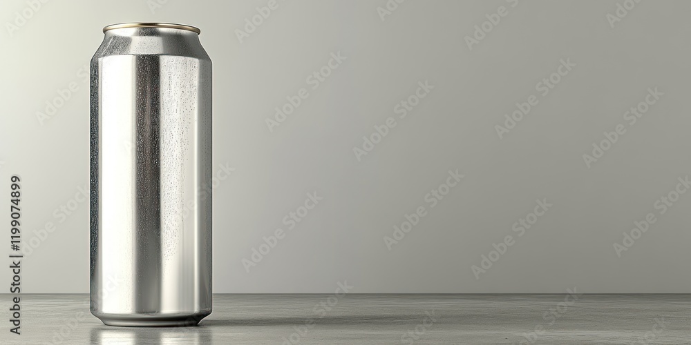 Sleek Aluminum Can Mockup: Perfect for Branding and Design Presentations Sleek Aluminum Can Mockup: Perfect for Branding and Design Presentations