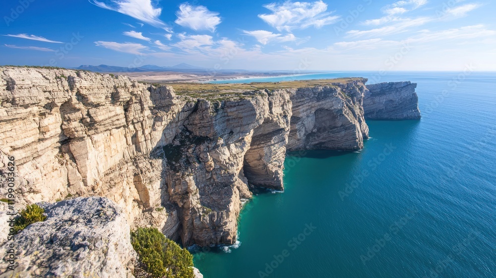Coastal Cliffs and Ocean View Coastal Cliffs and Ocean View