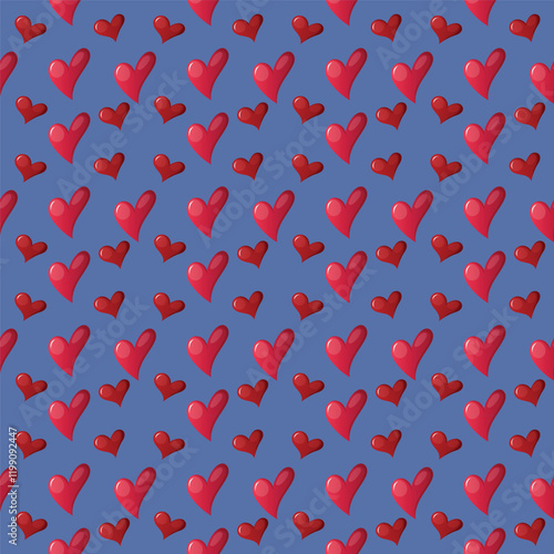 Valentine pattern background love heart