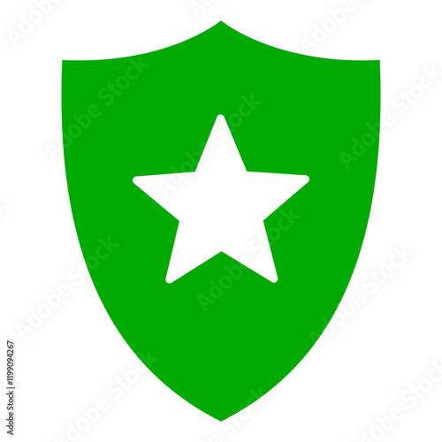 Stern und grünes Schild Free Download Stern und grünes Schild - GFXLoad