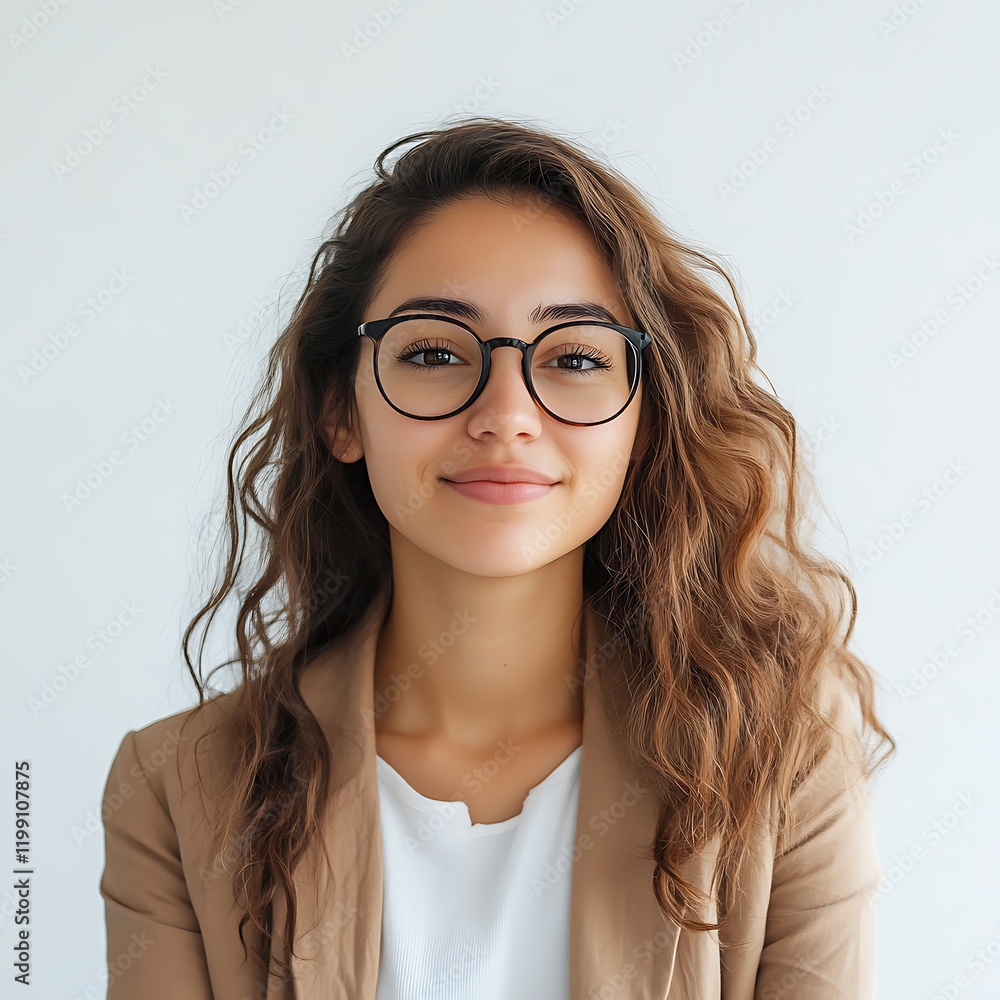 Obraz premium office worker white background photos
