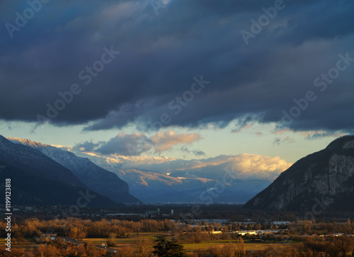 vallée de Grenoble depuis le pays voironnais
