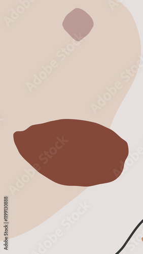 Trendy Warm Abstract Background