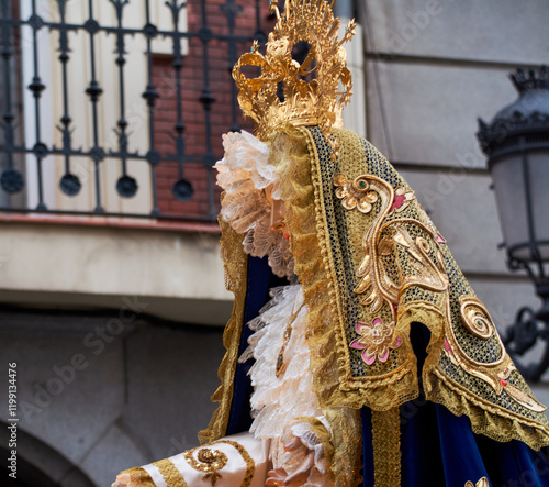 Women in mourning on Good Friday photo