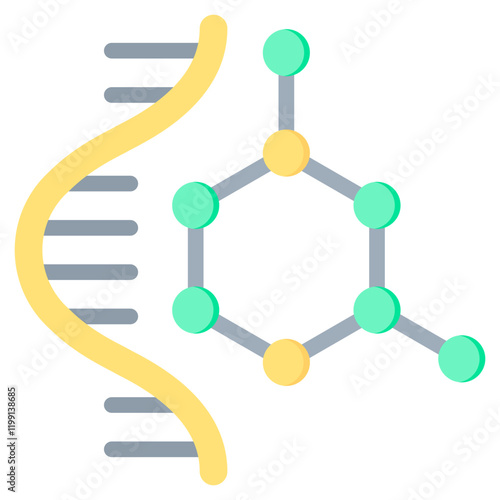 Rna Flat Icon