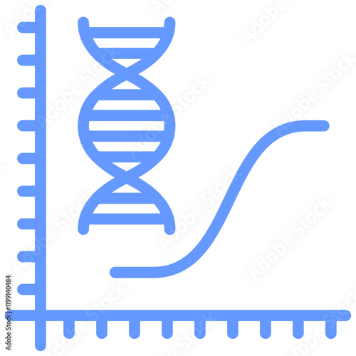 Quantitative Pcr Blue Icon
