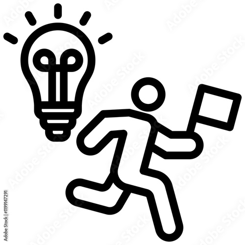 Pioneer Outline Icon