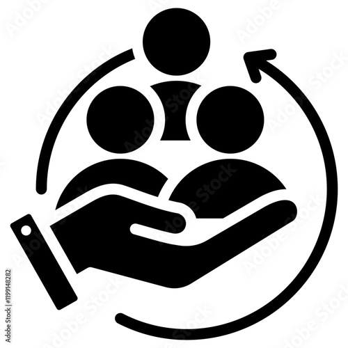 Responsibility Glyph Icon