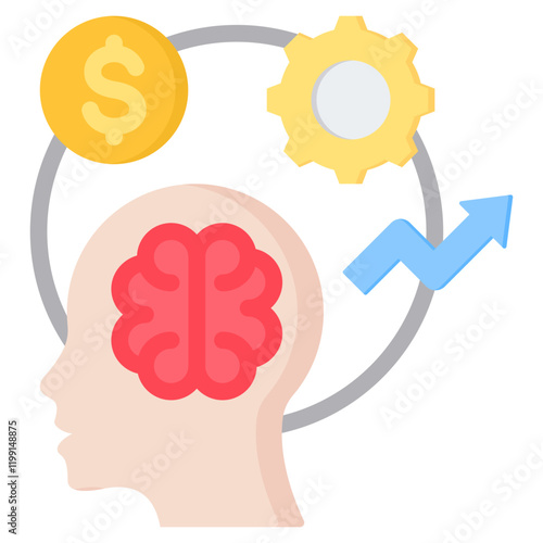 Founder Mindset Flat Icon