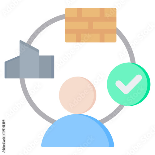 Founder Story Flat Icon