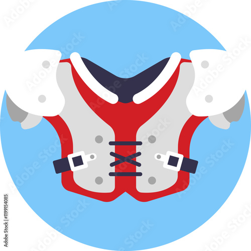 Player’s Uniform: The essential gear for American football players, including a padded jersey that offers protection while showcasing team identity.