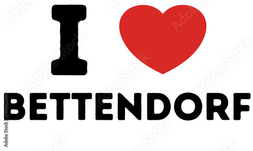 I Love Bettendorf United States