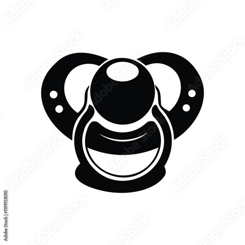 infant soother silhouette for baby essentials and comfort designs