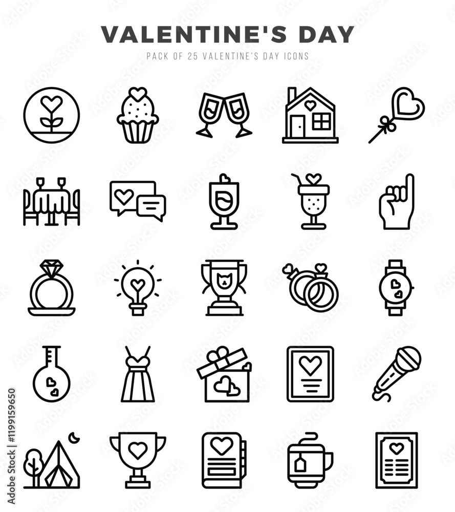 Valentine'S Day Icon Bundle 25 Icons for Websites and Apps Valentine'S Day Icon Bundle 25 Icons for Websites and Apps