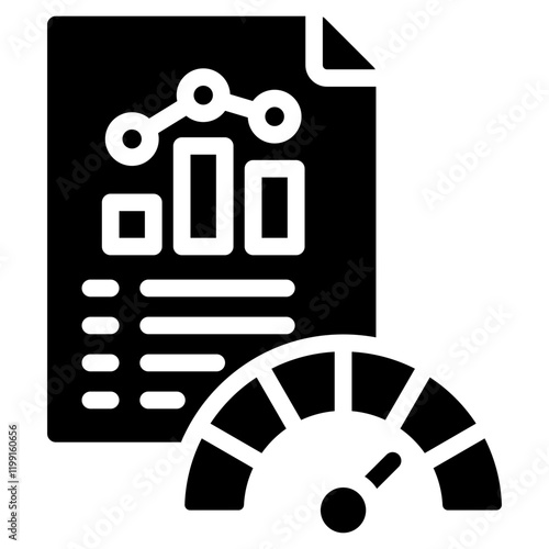 Benchmark Glyph Icon