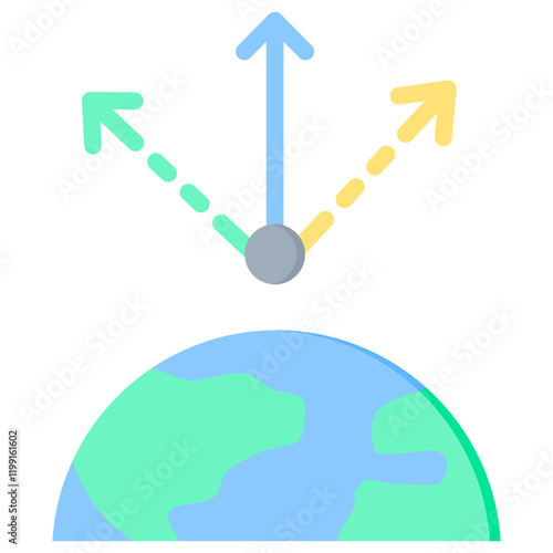 Zenith Flat Icon