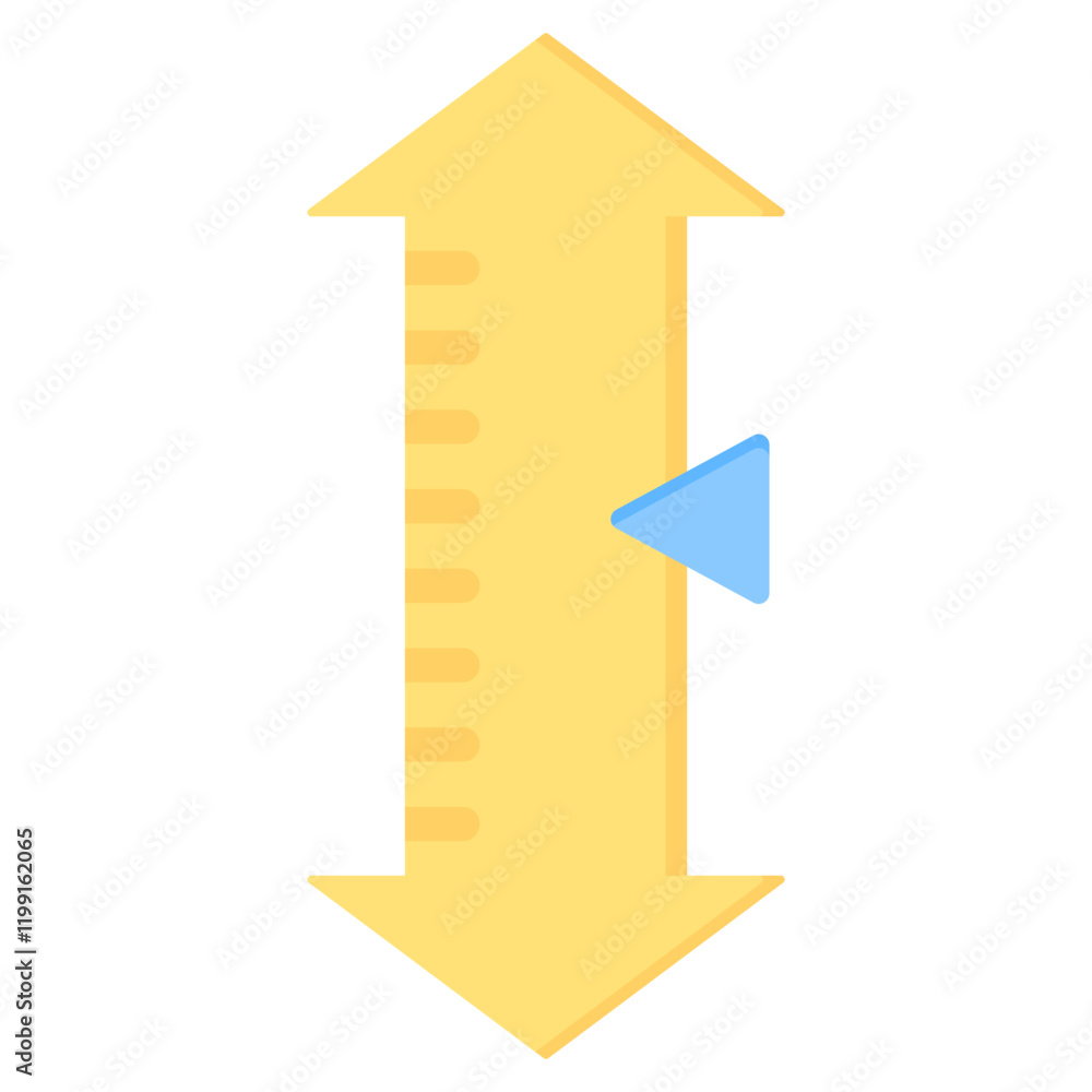 Height Flat Icon Height Flat Icon