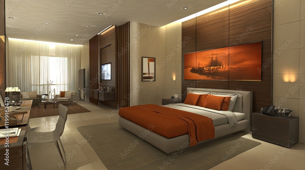 A private first-class suite featuring a personal bed, TV, and premium amenities. A private first-class suite featuring a personal bed, TV, and premium amenities.