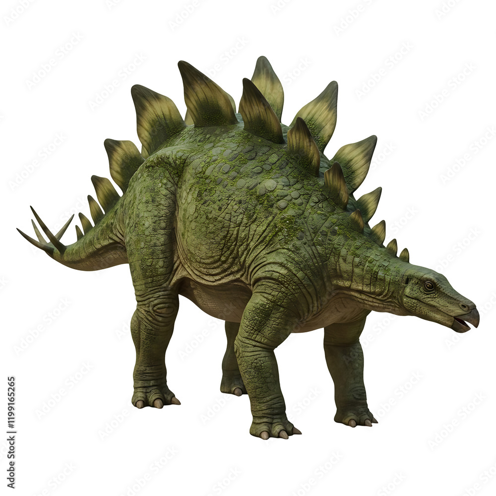 Obraz premium Stegosaurus 3D Render
