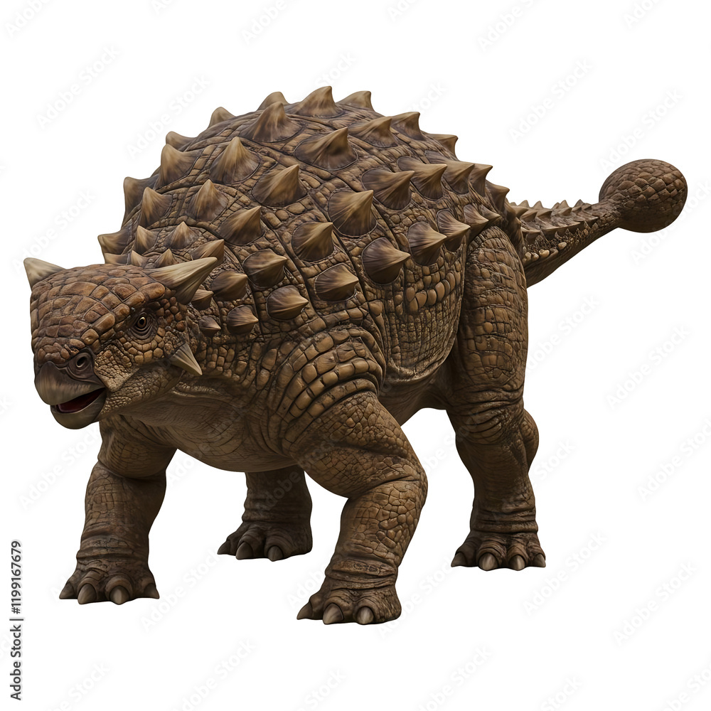 Fototapeta premium Ankylosaurus Dinosaur Model